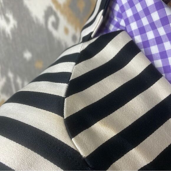 Ralph Lauren Collection ~ Spring 2008 Runway Black & White Stripe Cotton Jacket - Picture 16 of 16